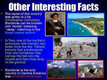 Fun Facts - Learn More about Honduras