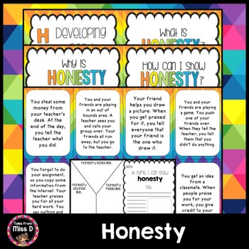 Preview of Social Skills Honesty