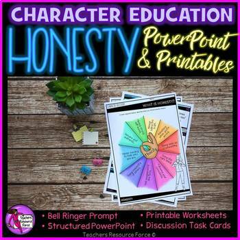 Preview of Honesty Character Education Social Emotional Learning Activities