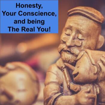 Preview of Honesty, Your Conscience, and Being You - PowerPoint, Object Lessons & Act.