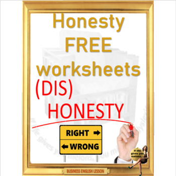 Preview of Honesty - FREE ESL adult conversation worksheet