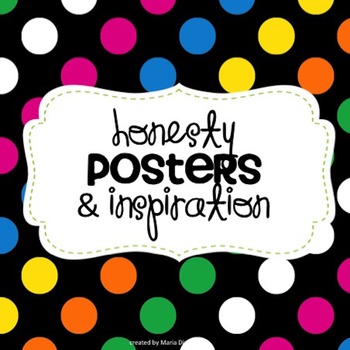 Preview of Honesty Posters