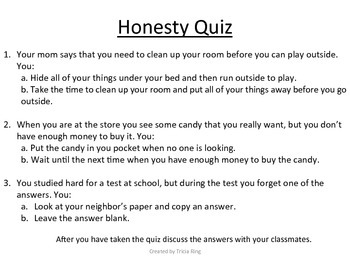 Essay honesty