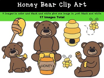 honey bear clipart