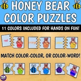 Honey Bear Color Matching Puzzles- Preschool Special Ed Be