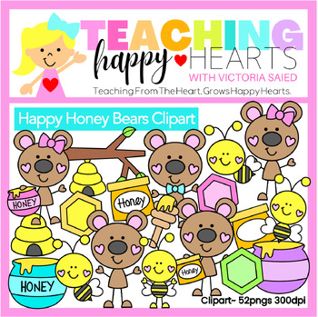 Preview of Honey Bears Clipart