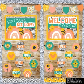 Boho Honey Bee Classroom Decor Bundle by Ashley McKenzie