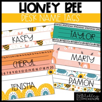 Boho Honey Bee Classroom Decor Bundle by Ashley McKenzie