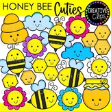 Honey Bee Cuties Clipart {Bees and Honey Clipart}