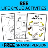 Honey Bee Life Cycle Activities + FREE Spanish
