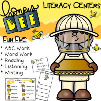 Preview of Honey Bee Literacy Centers | Preschool and Kindergarten Language Arts Centers