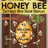 Honey Bee Themed Classroom Decor Editable Beehive Class Li