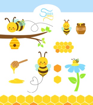 Preview of Honey Bee clip art