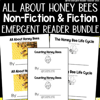 Preview of All About Honey Bees: Emergent Reader Book Bundle