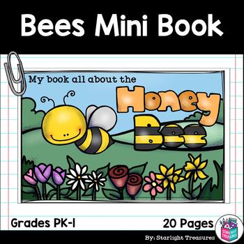 Preview of Honey Bees Mini Book for Early Readers - Bees Mini Book  - Animal Study