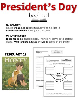 Preview of Honey The Dog Who Save Abe Lincoln Lesson Guide | Presidents' Day