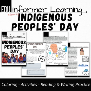 Preview of Honoring Indigenous Peoples' Day Digital and Printable Workbook