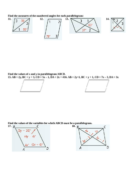 chapter 6 polygons and quadrilaterals practice and problem solving exercises
