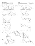 Honors Geometry Chapter 8 Similar Polygons (Check Descr. f