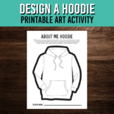 Hoodie About Me Art Activity | Back to School Identity Pro