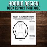 Hoodie Design Book Report Printable | Fun Reading Comprehe