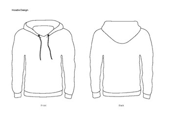 Preview of Hoodie design template