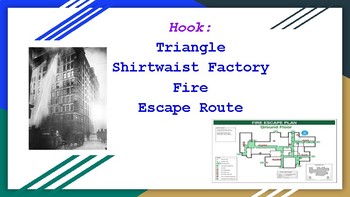 Preview of Hook Lesson: Triangle Shirtwaist Factory Fire