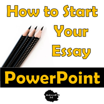 Preview of Hook Sentences: 11 Strategies on How to Start an Essay PowerPoint