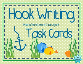 Preview of Introductions- Hook Task Cards