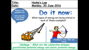 Hooke's Law by Physics | Teachers Pay Teachers