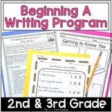 Writing 2nd & 3rd Grade Writers Workshop Beginning a Writi