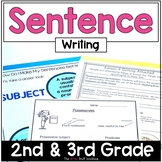 Writing 2nd & 3rd Grade Writers Workshop Sentence Writing
