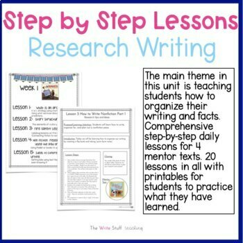 research writing unit