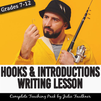 Preview of Hooks/Opening Lines/Attention-Getters, Introductions Writing Lesson