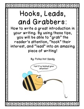 Preview of Hooks, Leads, & Grabbers - How to write a great introduction