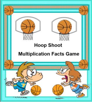 Preview of Hoop Shoot Multiplication Facts Game SMARTBOARD