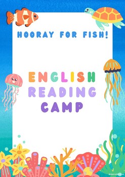 Preview of Hooray For Fish! Reading Camp / 5 Day Workbook & Google Slides / Early Readers