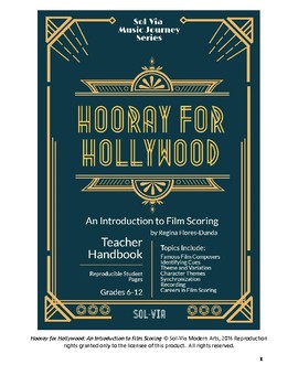 Preview of Hooray for Hollywood: No Prep Teacher Handbook on Film Scoring for Grades 6-12