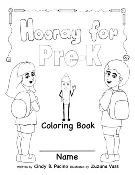Preview of Hooray for Pre-K! Coloring Book