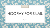 Hooray for Snail Notebook Slides