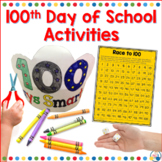 100th Day of School Activities Kindergarten, First and Second Grade