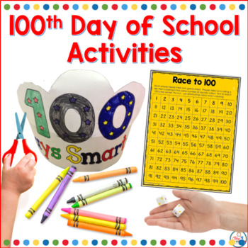 Preview of 100th Day of School Activities Kindergarten, First and Second Grade