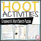 Hoot Activities Carl Hiaasen Crossword Puzzle and Word Search