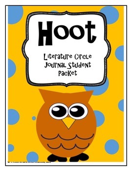 Preview of Hoot Literature Circle Journal Student Packet