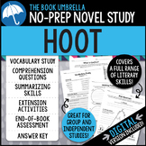 Hoot Novel Study { Print & Digital }