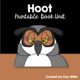 Hoot Novel Study: vocabulary, comprehension, writing, skil