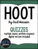Hoot by Carl Hiaasen: 11 Quizzes (Distance Learning)