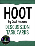 Hoot by Carl Hiaasen:  Discussion Task Cards