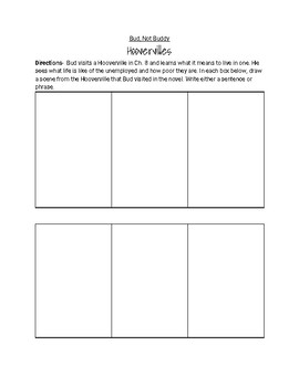 Hoovervilles Graphic Organizer by Once Upon A Book | TpT