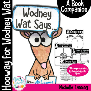Preview of Hooway for Wodney Wat Book Companion Activities
